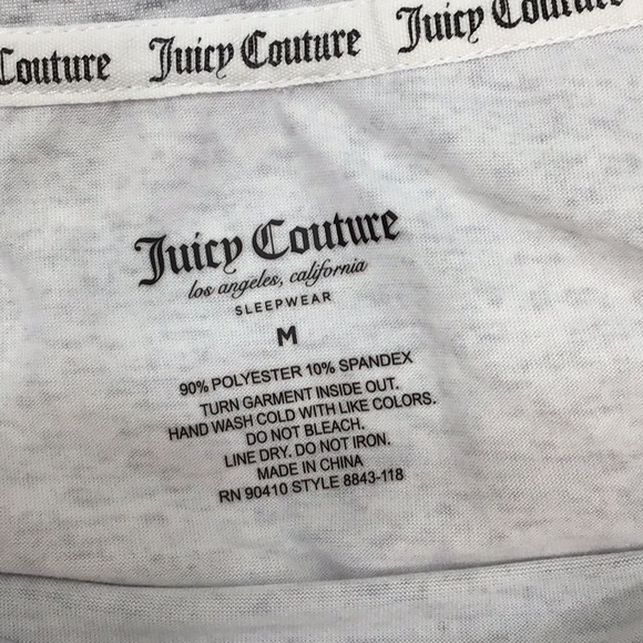 Juicy Couture gray short sleeve tee shirt M - Picture 6 of 7
